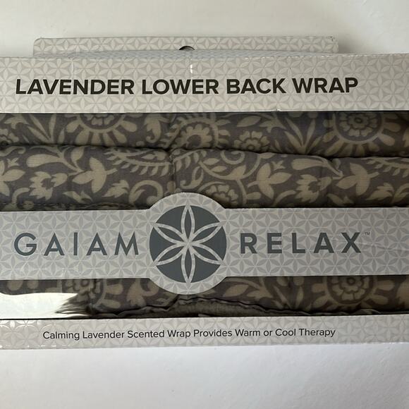 Gaiam Relax Lavender Lower Back Wrap Scented Wrap for Warm or Cool Therapy - Picture 2 of 5